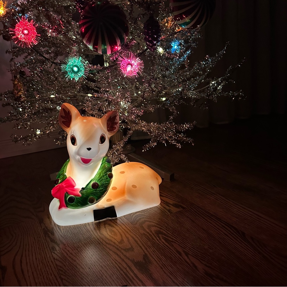 Blow Mold Baby reindeer Christmas